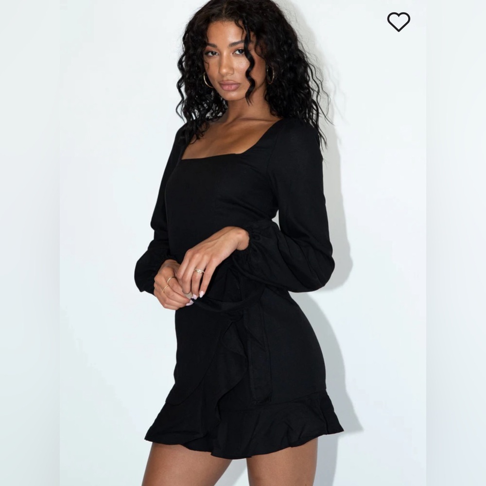 Princess Polly Ribbed Ruched Mini Dress NWOT - Picture 5 of 8